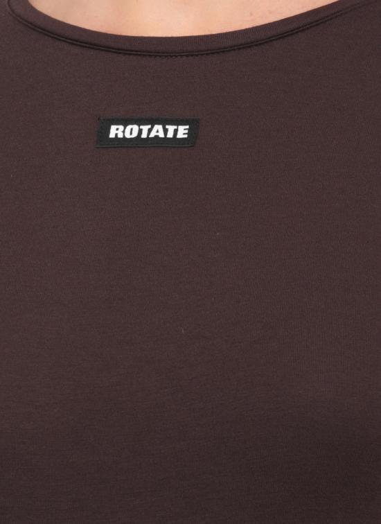26FW 로테이트 반팔 티셔츠 1131311667 Brown - ROTATE