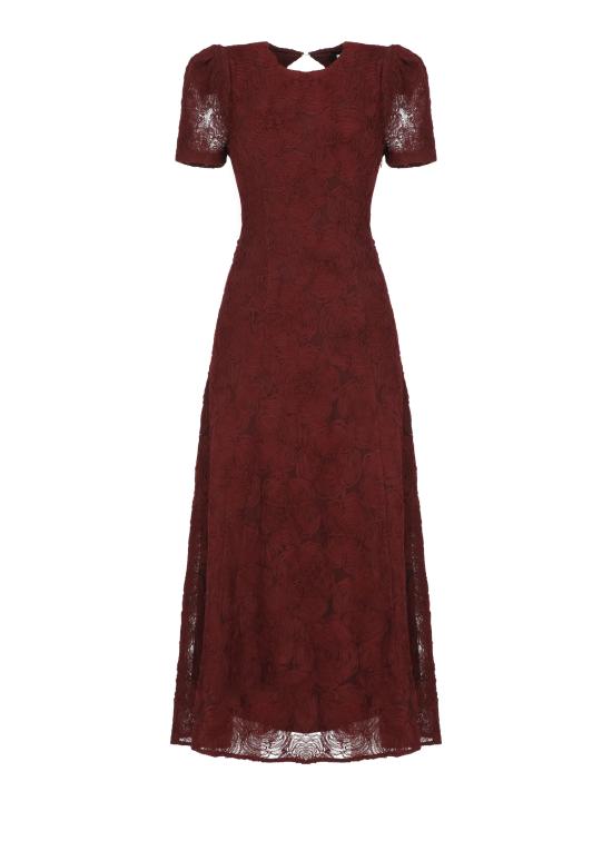 26FW 로테이트 미디 원피스 116272741 Burgundy