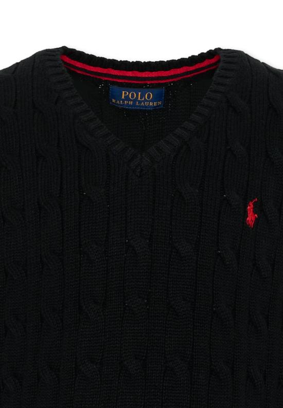 26FW [키즈] 랄프 로렌 니트 베스트 702300027 BLACK - RALPH LAUREN