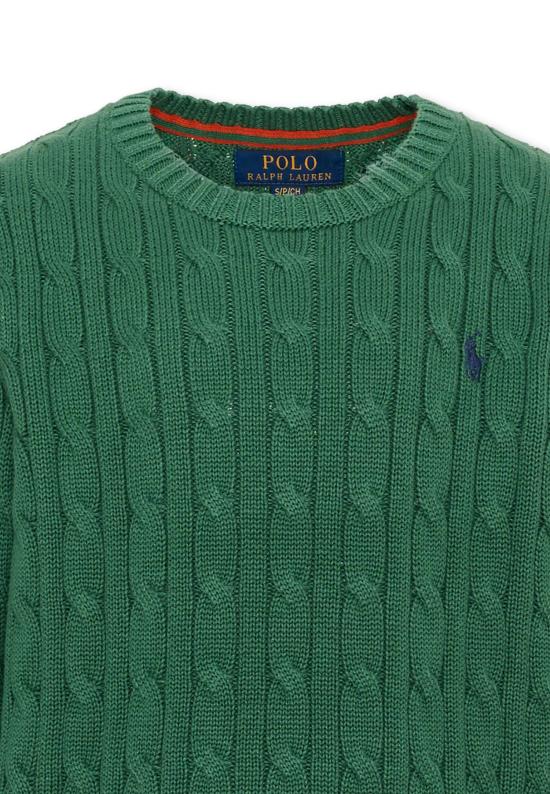 26FW [키즈] 랄프 로렌 니트/스웻셔츠 702674518 GREEN - RALPH LAUREN