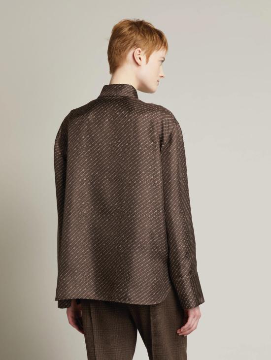 26FW 막스마라 블라우스 Testa di Moro 전체에 걸쳐 Seta con Stampa의 Camicia - MAX MARA