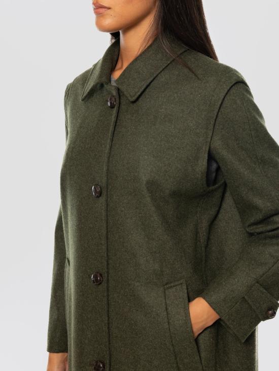 26FW SCHNEIDERS 코트 Panno Loden Lena Verde의 카포토 - OTHER BRANDS