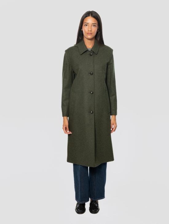 26FW SCHNEIDERS 코트 Panno Loden Lena Verde의 카포토