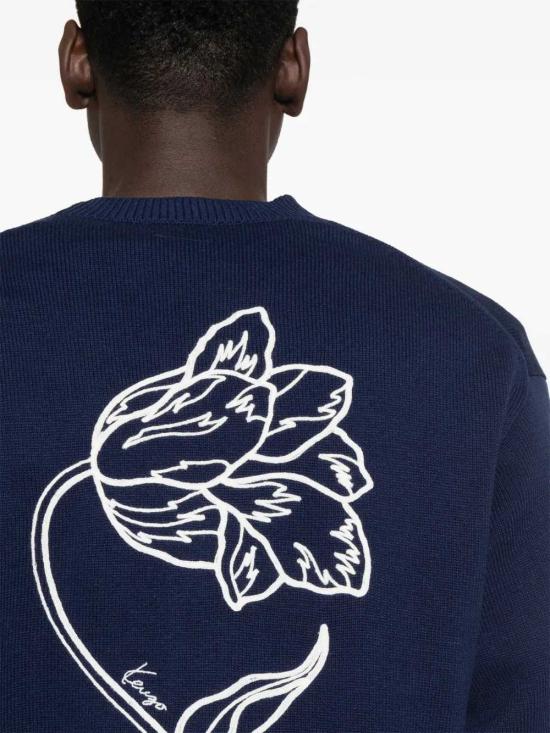 26FW 겐조 스웨터 FG65CA8163EA 79 BLEU NOIR - KENZO