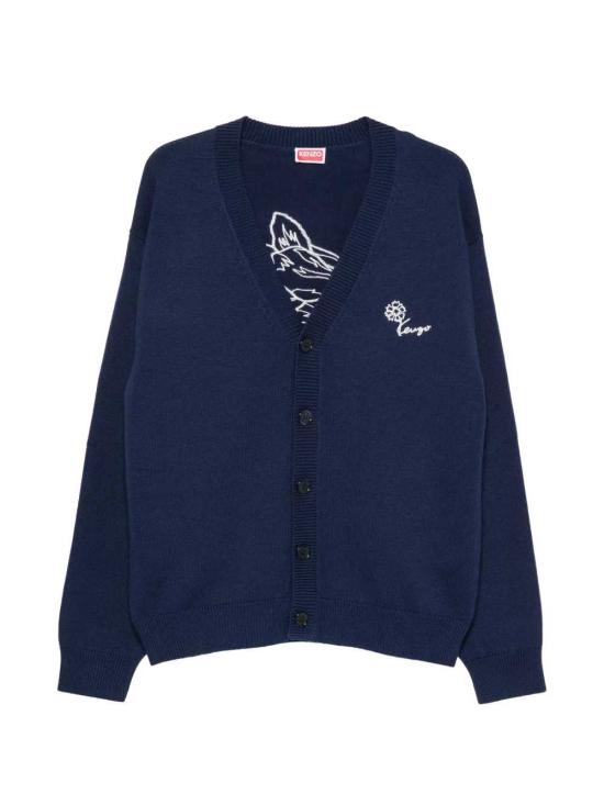 26FW 겐조 스웨터 FG65CA8163EA 79 BLEU NOIR