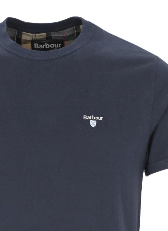 26SS 바버 반팔 티셔츠 MTS0670 MTSNY31 Blue - BARBOUR