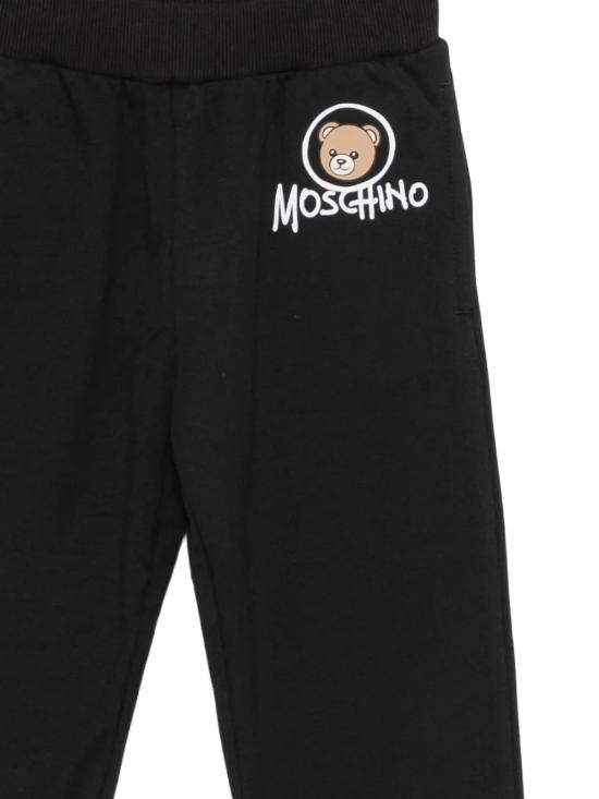 26FW [키즈] 모스키노 트레이닝/조거 팬츠 HUP09DLCA83 60100 Nero - MOSCHINO