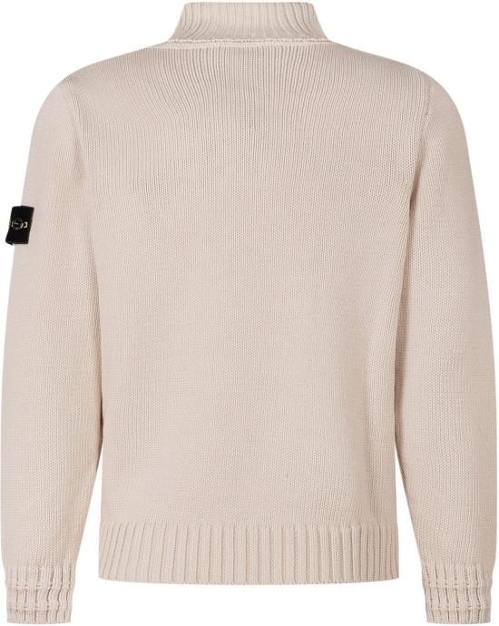 26FW [키즈] 스톤 아일랜드 터틀넥 니트 L2S165100018S01A2V0097 WHITE - STONE ISLAND