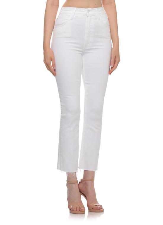 26SS 마더 데님 팬츠 1117 753 THE HUSTLERFOT White - MOTHER