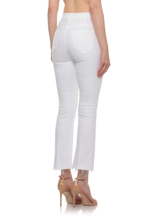 26SS 마더 데님 팬츠 1117 753 THE HUSTLERFOT White - MOTHER