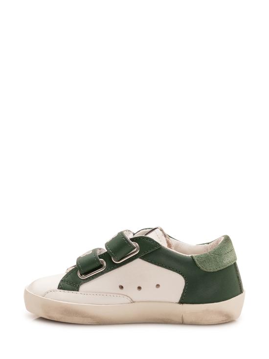 26FW [키즈] 골든구스 스니커즈 GJF00143F008663 10502 WHITE GREEN - GOLDEN GOOSE
