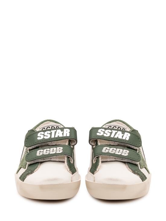 26FW [키즈] 골든구스 스니커즈 GJF00143F008663 10502 WHITE GREEN - GOLDEN GOOSE