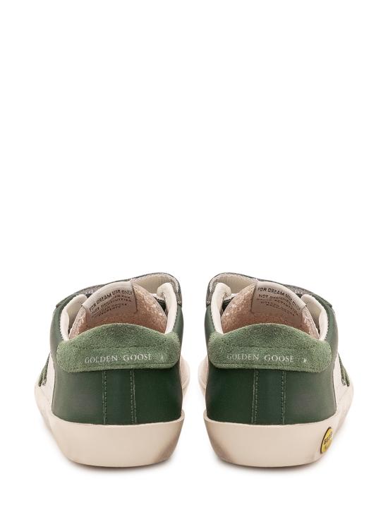 26FW [키즈] 골든구스 스니커즈 GJF00143F008663 10502 WHITE GREEN - GOLDEN GOOSE