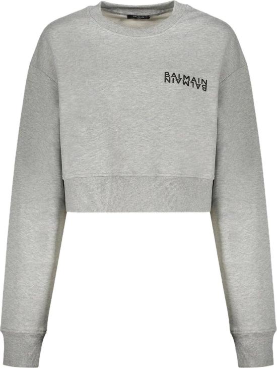 25FW 발망 긴팔 티셔츠 10009465913630 GREY