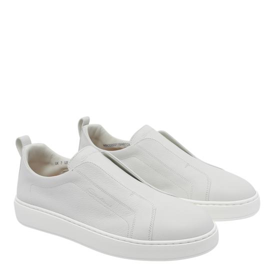 26FW 산토니 스니커즈 MBCD22211BART CKAI50 White - SANTONI