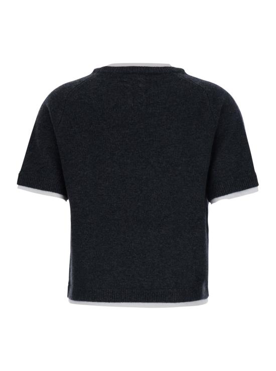 26FW 세미쿠튀르 반팔 티셔츠 Y6WH40Y47 Grey - SEMI-COUTURE