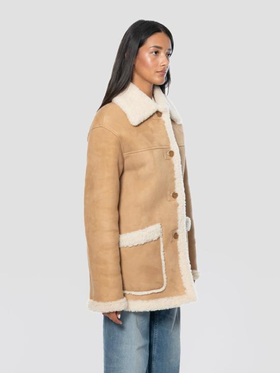 26FW 파로쉬 무스탕 Montone Media Lunghezza Visone의 지아코네 - PAROSH