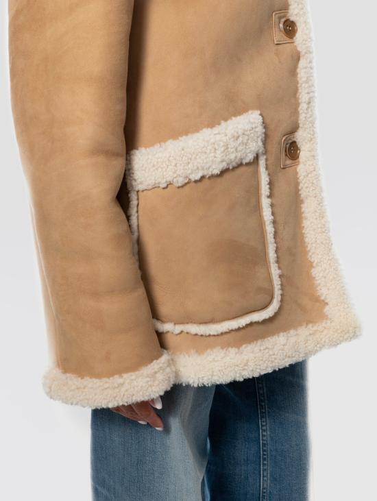 26FW 파로쉬 무스탕 Montone Media Lunghezza Visone의 지아코네 - PAROSH