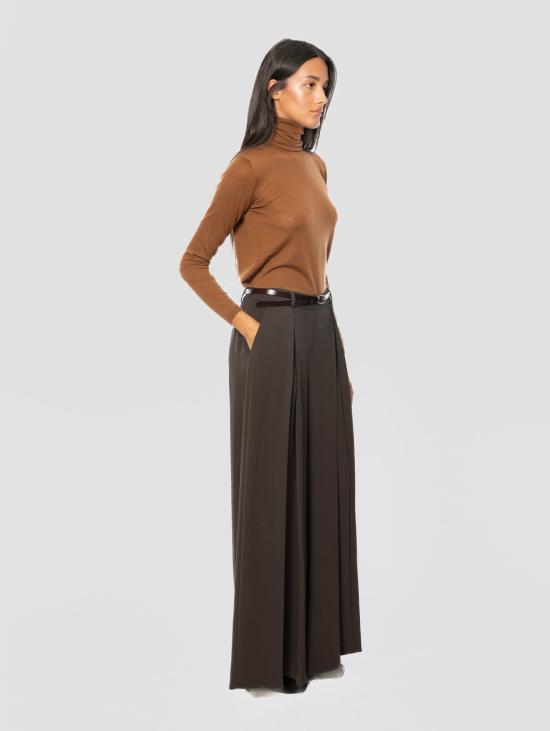 26FW 파로쉬 팔라초 팬츠 Vita Testa di Moro의 Pantaloni a Palazzo con Elastico - PAROSH