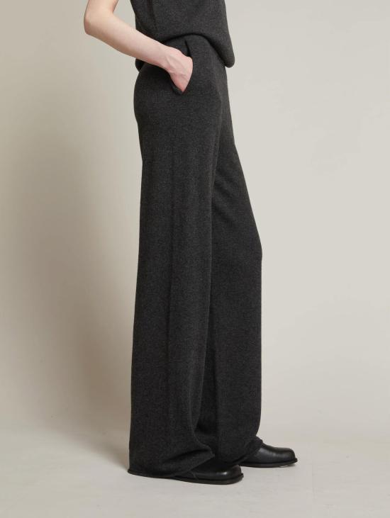 26FW 막스마라 수트 팬츠 Maglia di Misto 캐시미어 진회색 소재의 Pantaloni - MAX MARA