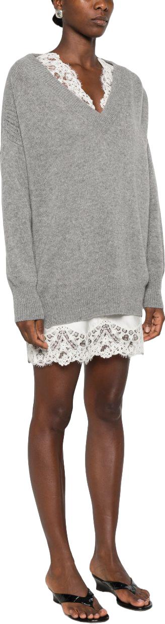 26FW 에르마노 설비노 숏 원피스 D495Q302APCSPYIN1704 GREY - ERMANNO SCERVINO