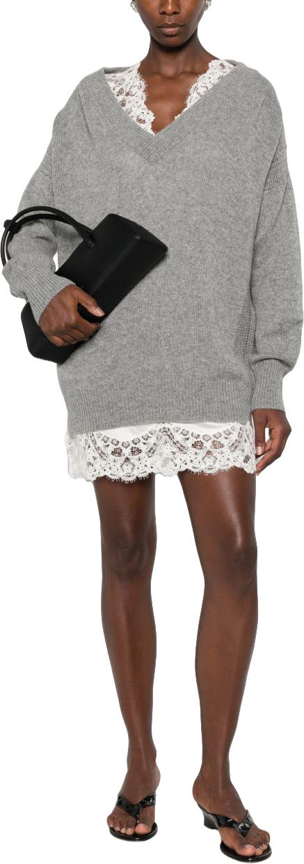 26FW 에르마노 설비노 숏 원피스 D495Q302APCSPYIN1704 GREY - ERMANNO SCERVINO