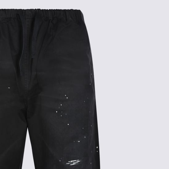 26FW 아크네 스튜디오 워싱 코튼 트라우저 팬츠 BK0778 900 BLACK - ACNE STUDIOS