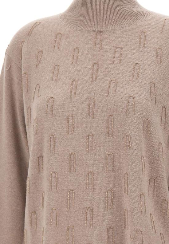 26FW 파비아나 필리피 터틀넥 548295 BEIGE - FABIANA FILIPPI