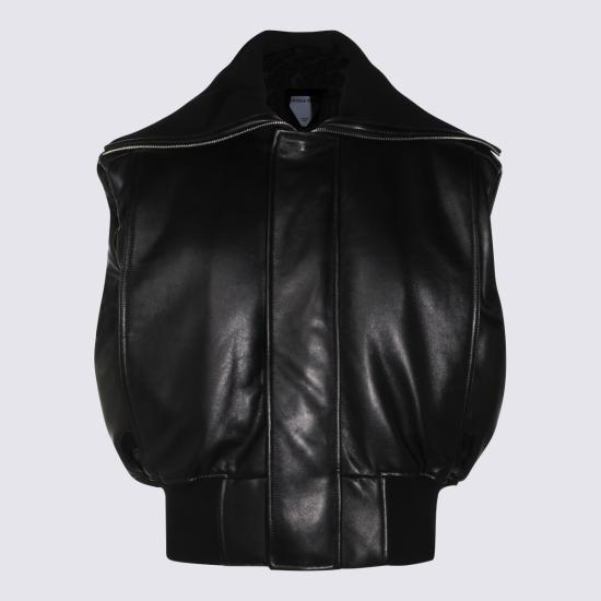 26FW 보테가베네타 자켓 873562 V61D01010 DOUBLE BLACK - BOTTEGA VENETA