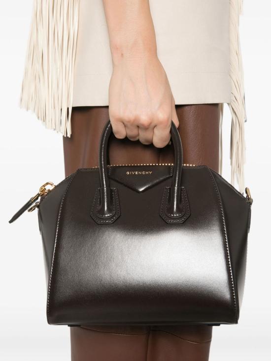 26FW 지방시 안티고나 박스 레더 미니백 BB5148B13A 206 CHOCOLATE - GIVENCHY