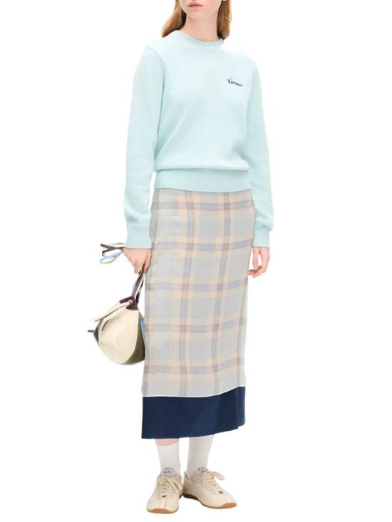 26FW 겐조 스웨터 FG62PU7503FA 63 BLEU CLAIR - KENZO