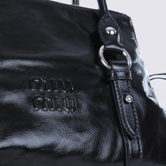 26FW 미우미우 글로시 레더 핸드백 5BA333VOOO 2A44F0002 NERO - MIU MIU