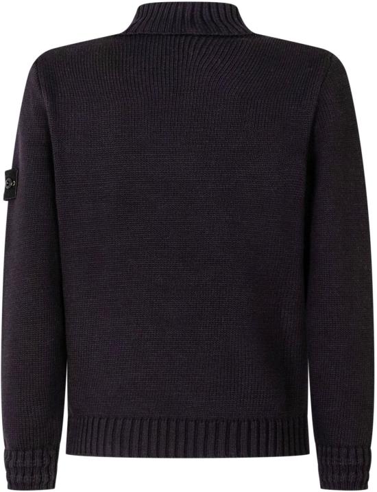 26FW [키즈] 스톤 아일랜드 터틀넥 니트 L2S165100018S01A2V0029 BLACK - STONE ISLAND