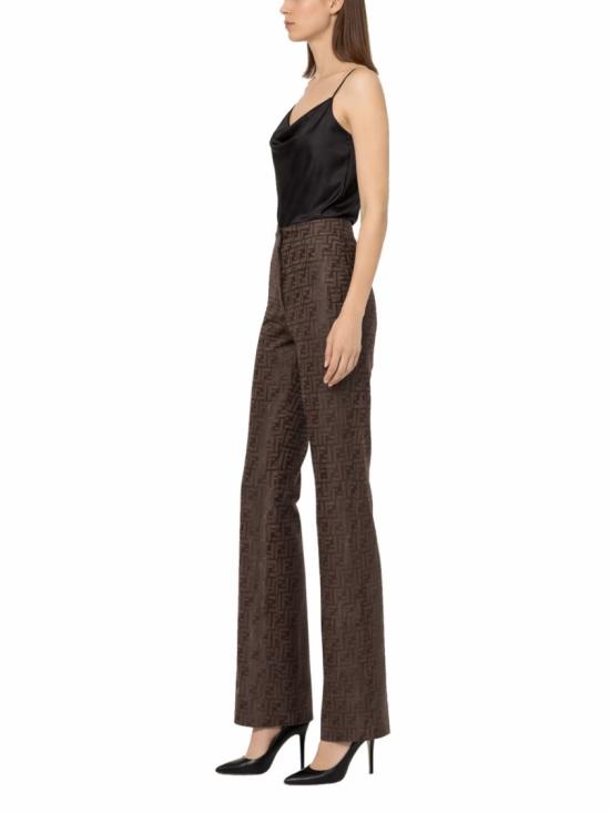  펜디 스트레이트 팬츠 FAB403 AT91F1T6H Brown - FENDI