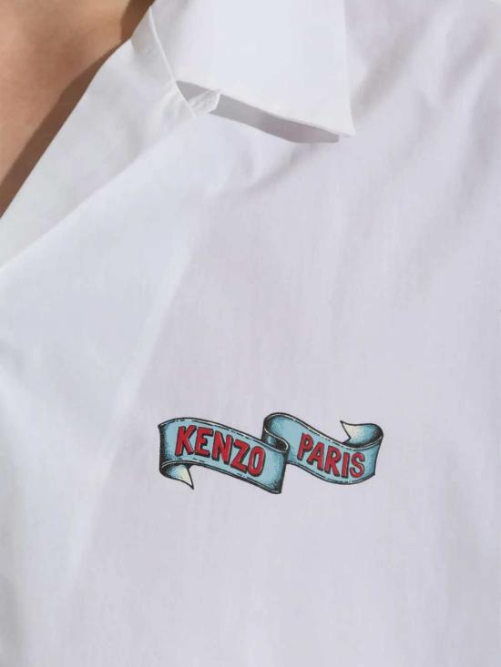 26FW 겐조 긴팔 셔츠 FG65CH1329L1 01 BLANC - KENZO