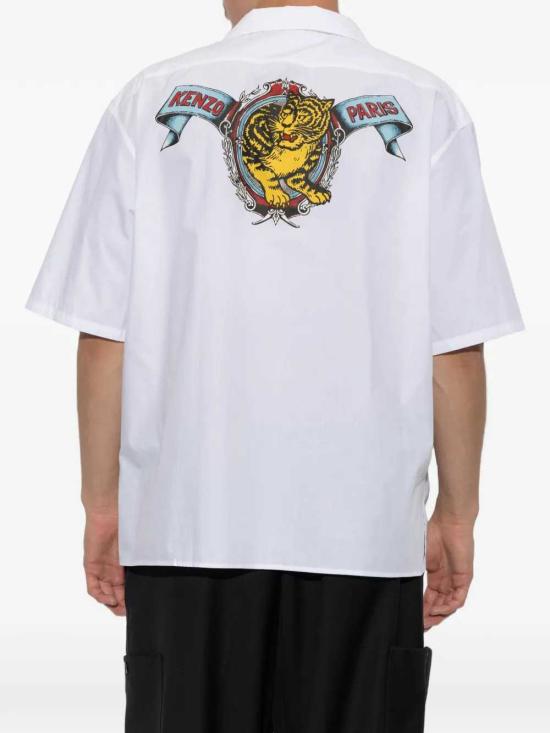 26FW 겐조 긴팔 셔츠 FG65CH1329L1 01 BLANC - KENZO