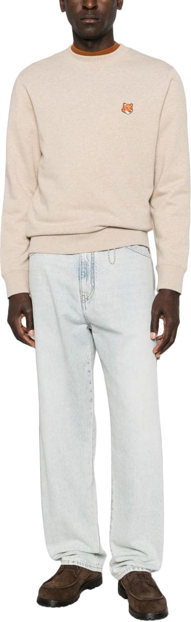 26FW 메종키츠네 폭스 헤드 레귤러 폴로 티셔츠 PM00303KM03400604 BEIGE - MAISON KITSUNE
