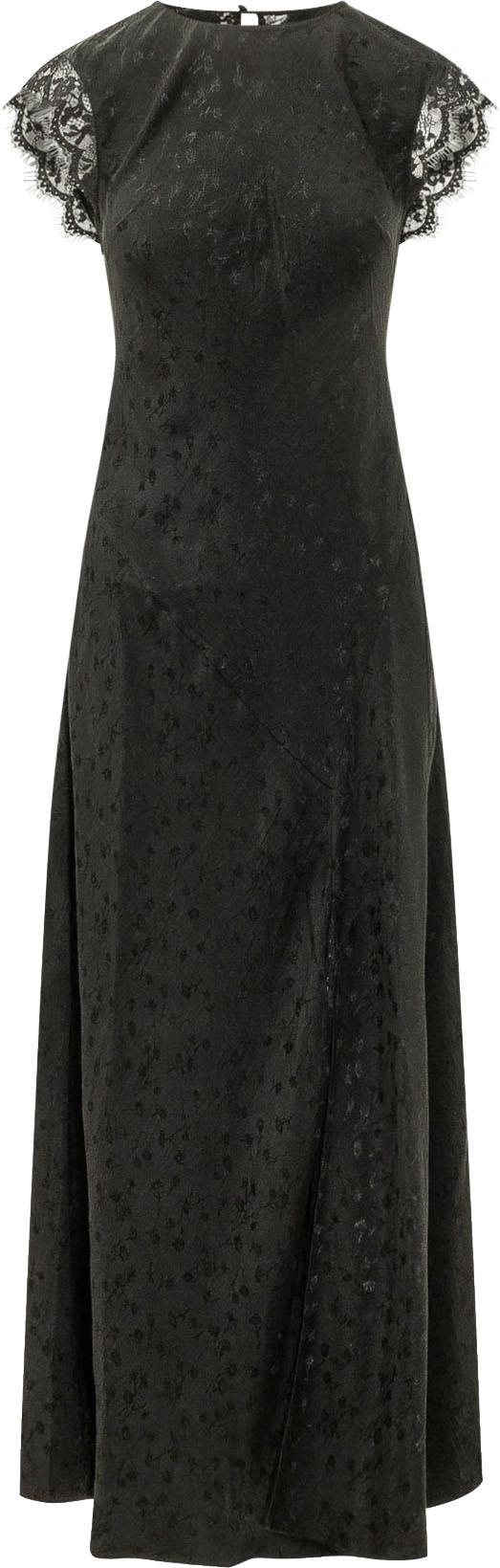 26FW 핑코 롱 원피스 107149A3FCZ99 BLACK