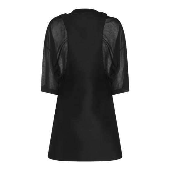 26FW 발렌시아가 하이브리드 미니 드레스 A0028K TUT221000 BLACK - BALENCIAGA