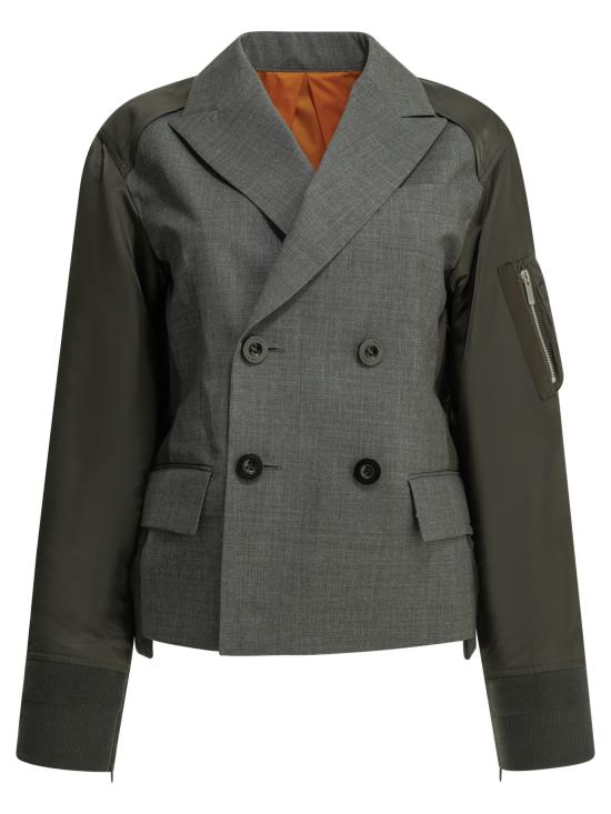 26FW 사카이 수트 자켓 2608564342 GREY