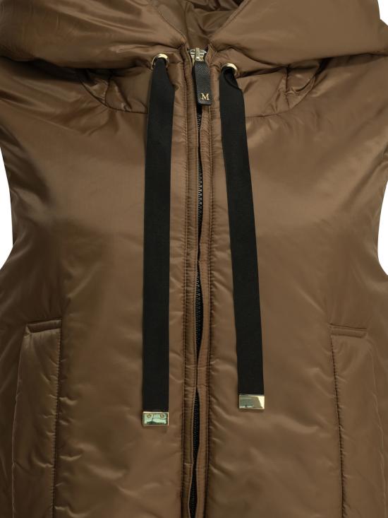 26FW 막스마라 더 큐브 패딩 조끼 2629296014600GREENGO051 BROWN - MAXMARA THE CUBE