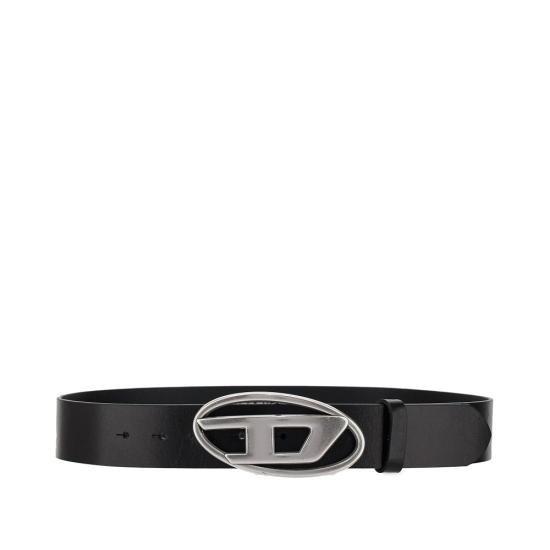 26FW 디젤 B-1DR 레더 벨트 D 버클 X08516PR666 Black