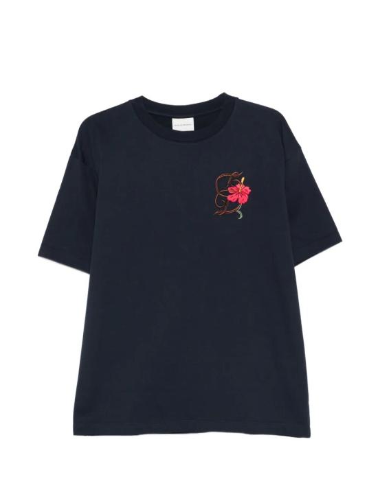 26FW 드롤드무슈 반팔 티셔츠 K TS316 CO248 NY NY NAVY