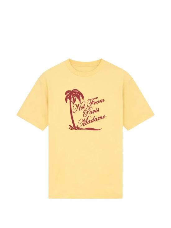 26FW 드롤드무슈 반팔 티셔츠 K TS297 CO002 LYL LYL LIGHT YELLOW