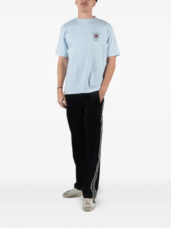 26FW 드롤드무슈 반팔 티셔츠 K TS209 CO002 LBE LBE LIGHT BLUE - DROLE DE MONSIEUR