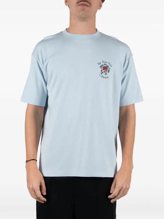 26FW 드롤드무슈 반팔 티셔츠 K TS209 CO002 LBE LBE LIGHT BLUE