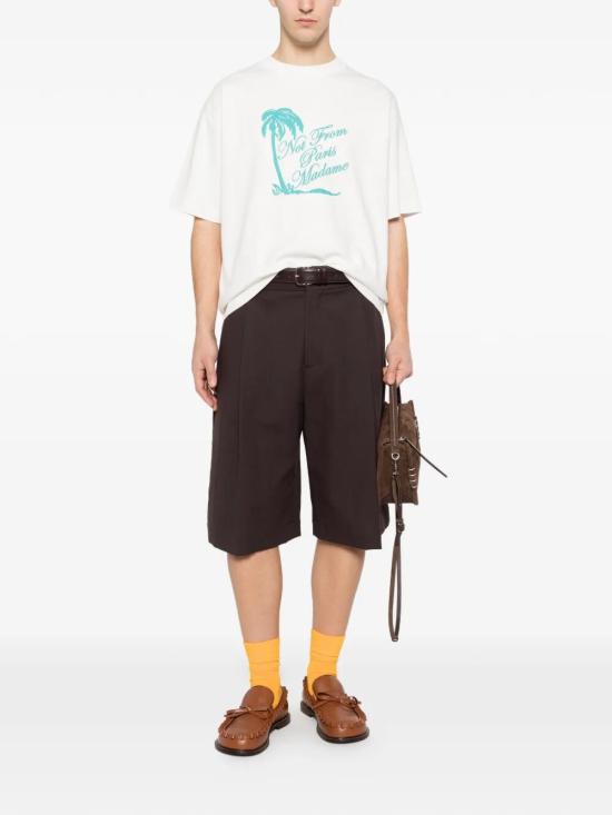 26FW 드롤드무슈 반팔 티셔츠 K TS297 CO002 OW OW OFF WHITE - DROLE DE MONSIEUR