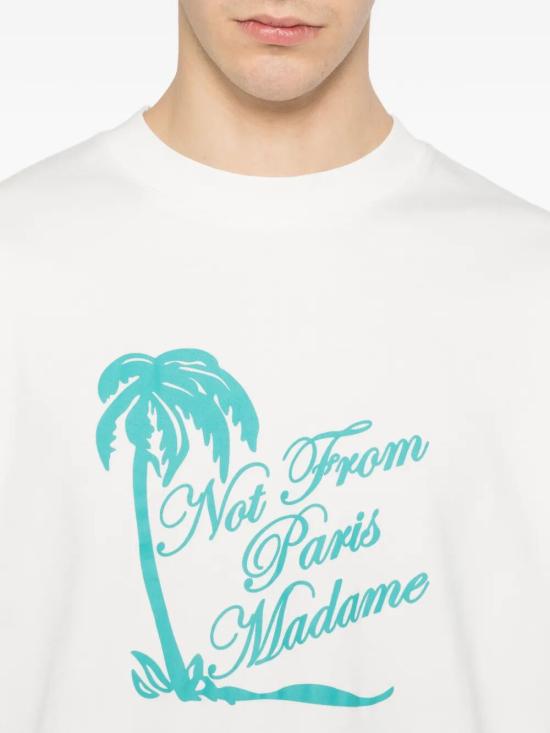 26FW 드롤드무슈 반팔 티셔츠 K TS297 CO002 OW OW OFF WHITE - DROLE DE MONSIEUR