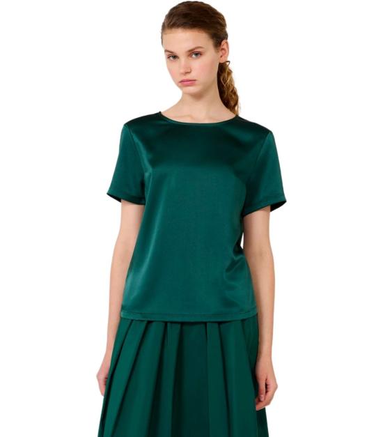 26FW 위켄드막스마라 반팔 티셔츠 2625946041600 005 S Green - WEEKEND MAX MARA