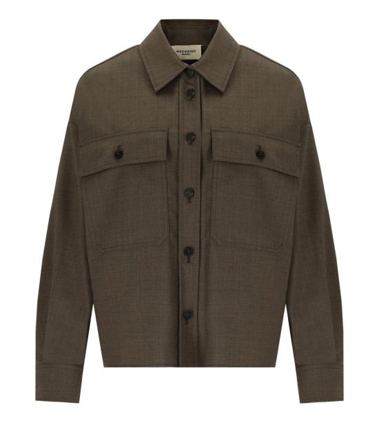 26FW 위켄드막스마라 셔츠 2625046092600 001 38 Brown